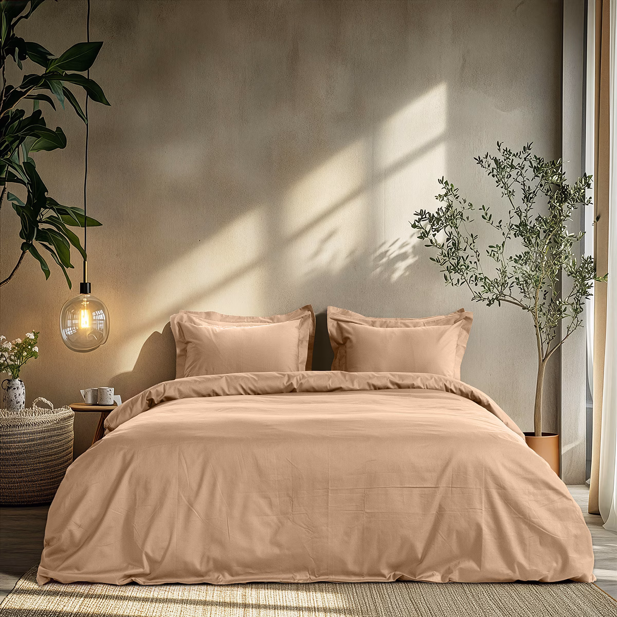 Σετ Παπλωματοθήκη Μονή Art 1700 Harmony 170x250 Μπεζ Σετ Παπλωματοθήκη Μονή Art 1700 Harmony 170x250 Μπεζ