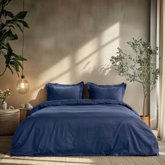 Σετ Παπλωματοθήκη Μονή Art 1700 Harmony 170x250 Μπλε