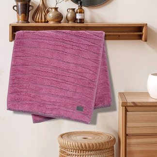 LINO Πετσέτα Προσώπου (50x100) Loomline Κοραλί