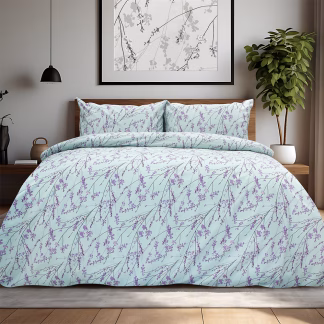 LINO Σετ Σεντόνια Υπέρδιπλα (240x260) Amandes Λιλά