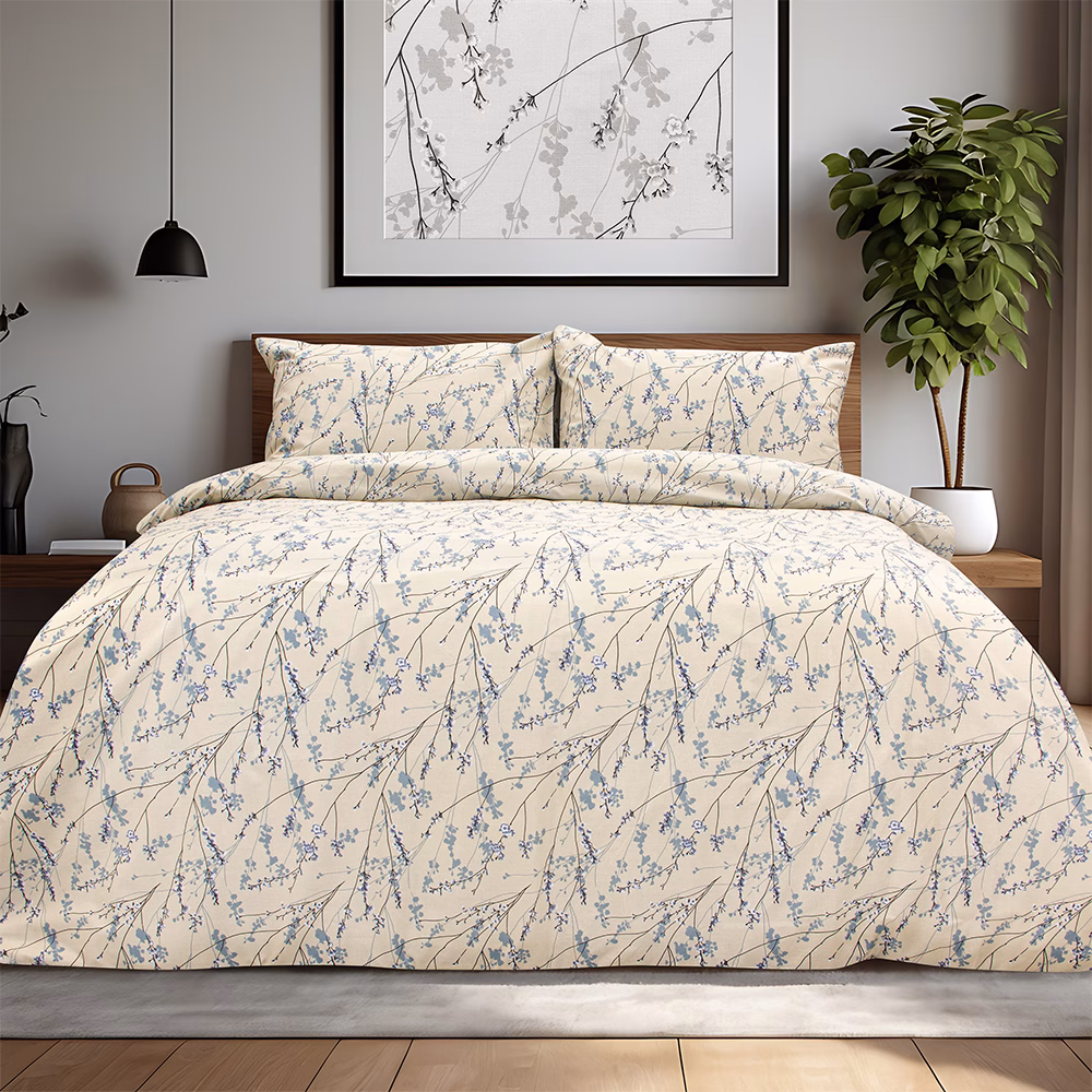 LINO Σετ Παπλωματοθήκη Υπέρδιπλη (225x245) Amandes Μπλε LINO Σετ Παπλωματοθήκη Υπέρδιπλη (225x245) Amandes Μπλε