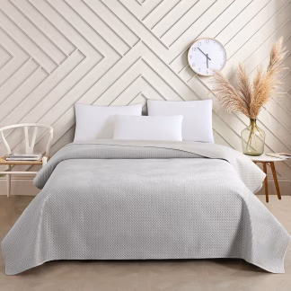 Κουβερλι Υπερδιπλο Omnia Grey (220χ240)