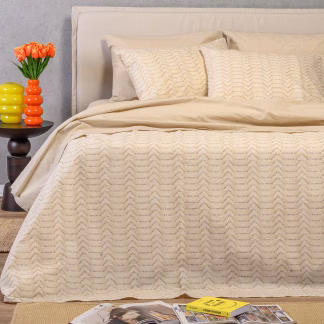 Σετ Σεντονια King Size (λ) Paris Ochre Ultra Line (180χ200+32)