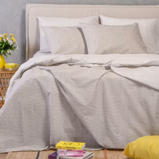 Σετ Σεντονια King Size (λ) Maverick Light Grey Ultra Line (180χ200+32)