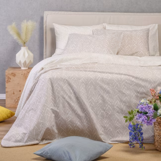 Σετ Σεντονια Μονα Coral Light Grey Ultra Line (170x270)