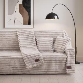 Γούνινο Ριχτάρι Διθέσιο Stripe Art 8725 180x250 Μπεζ Γούνινο Ριχτάρι Διθέσιο Stripe Art 8725 180x250 Μπεζ