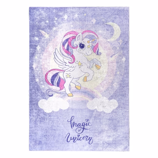 Χαλί Παιδικό Fun Art 9593 120x180 Λιλά