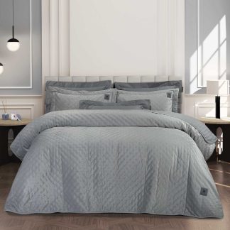 Κουβερτοριο King 3430 Ασημι