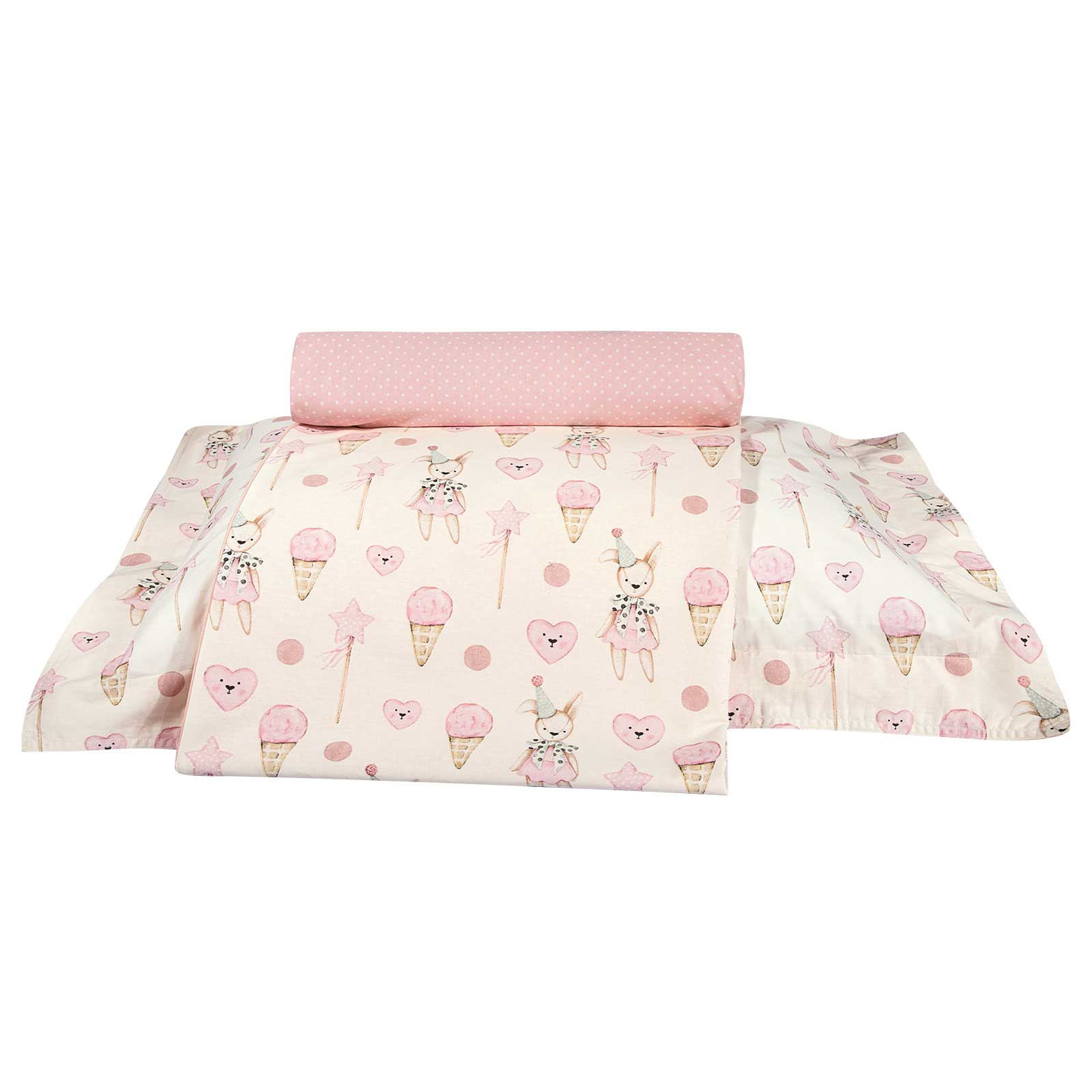 Σετ Σεντονια Μονα Essential 8859 Ivory, Pink Σετ Σεντονια Μονα Essential 8859 Ivory, Pink