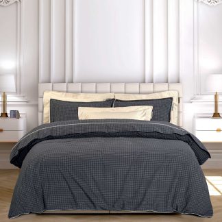 Παπλωματοθηκη Σετ Υπερδιπλh Essential 2297 Black