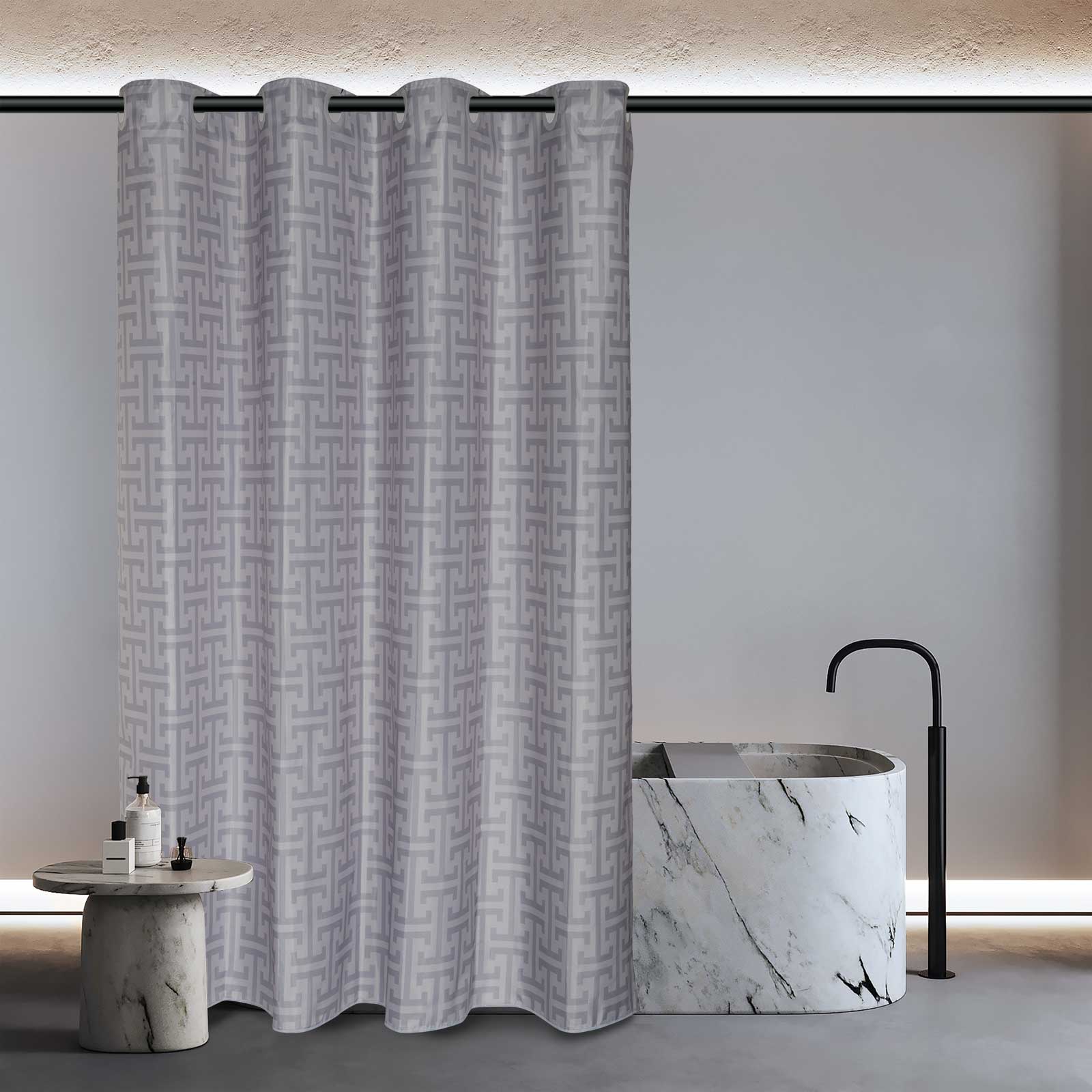 Κουρτινα Μπανιου 240χ180 Essential 3120 Grey Κουρτινα Μπανιου 240χ180 Essential 3120 Grey