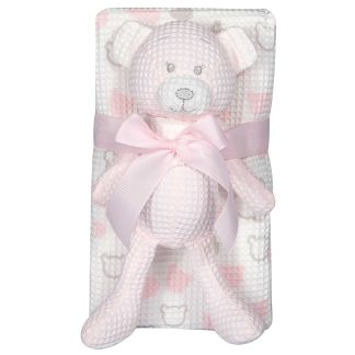 Κουβερτα Πικε Αγκαλιας Essential 8855 Pink, White