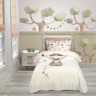 Κουβερτα Velour Junior Essential 8860 Taupe