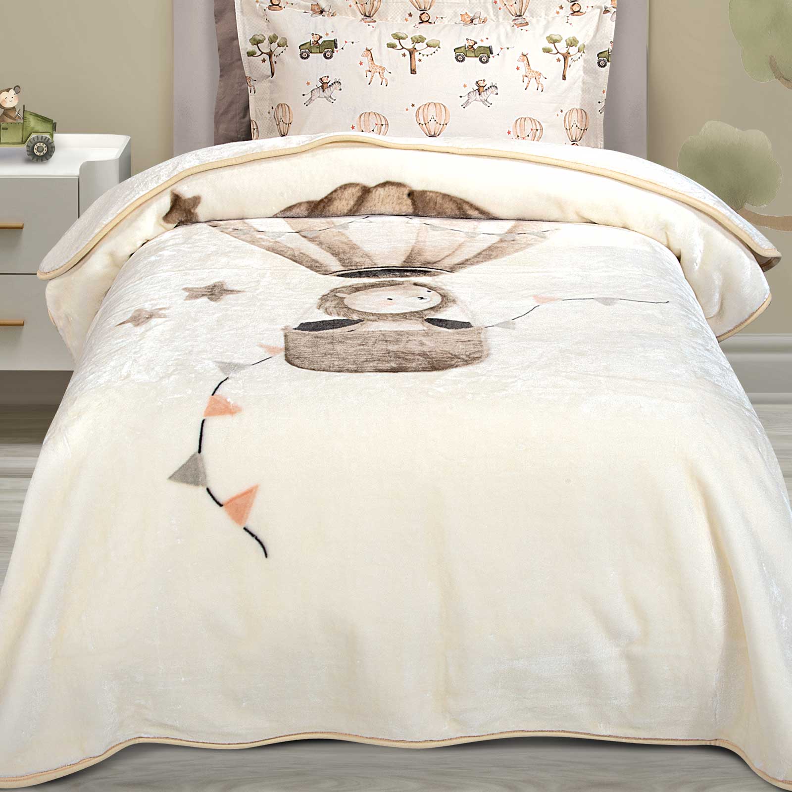 Κουβερτα Velour Junior Essential 8860 Taupe Κουβερτα Velour Junior Essential 8860 Taupe