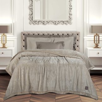 Κουβερτα Velour King Essential 3972 Taupe