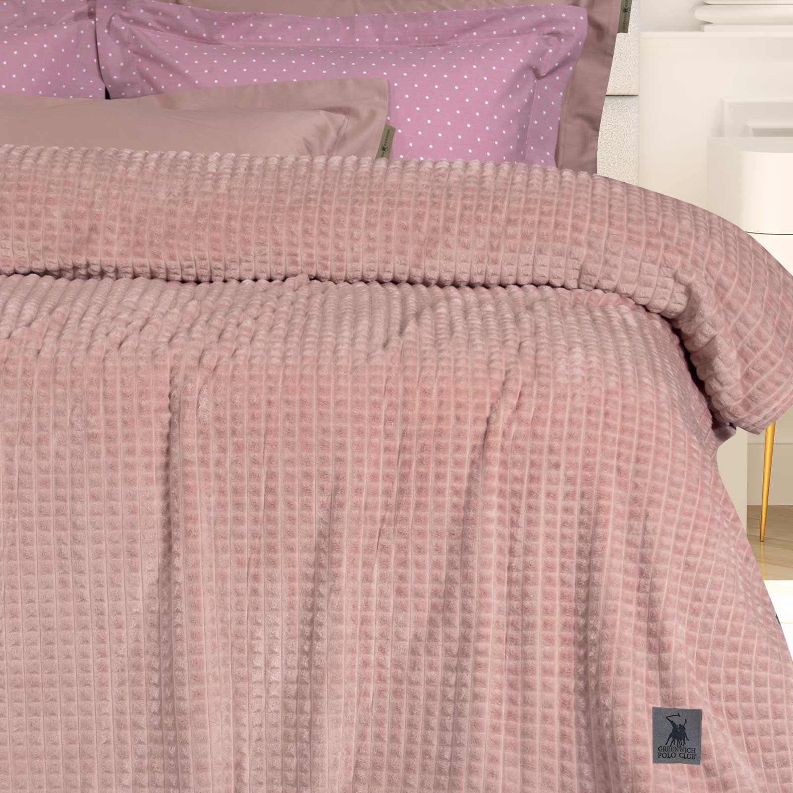 Κουβερτα Fleece Υπερδιπλh 3449 Nude Κουβερτα Fleece Υπερδιπλh 3449 Nude