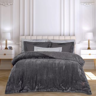 Κουβερτα Fleece Υπερδιπλh 3486 Grey Κουβερτα Fleece Υπερδιπλh 3486 Grey