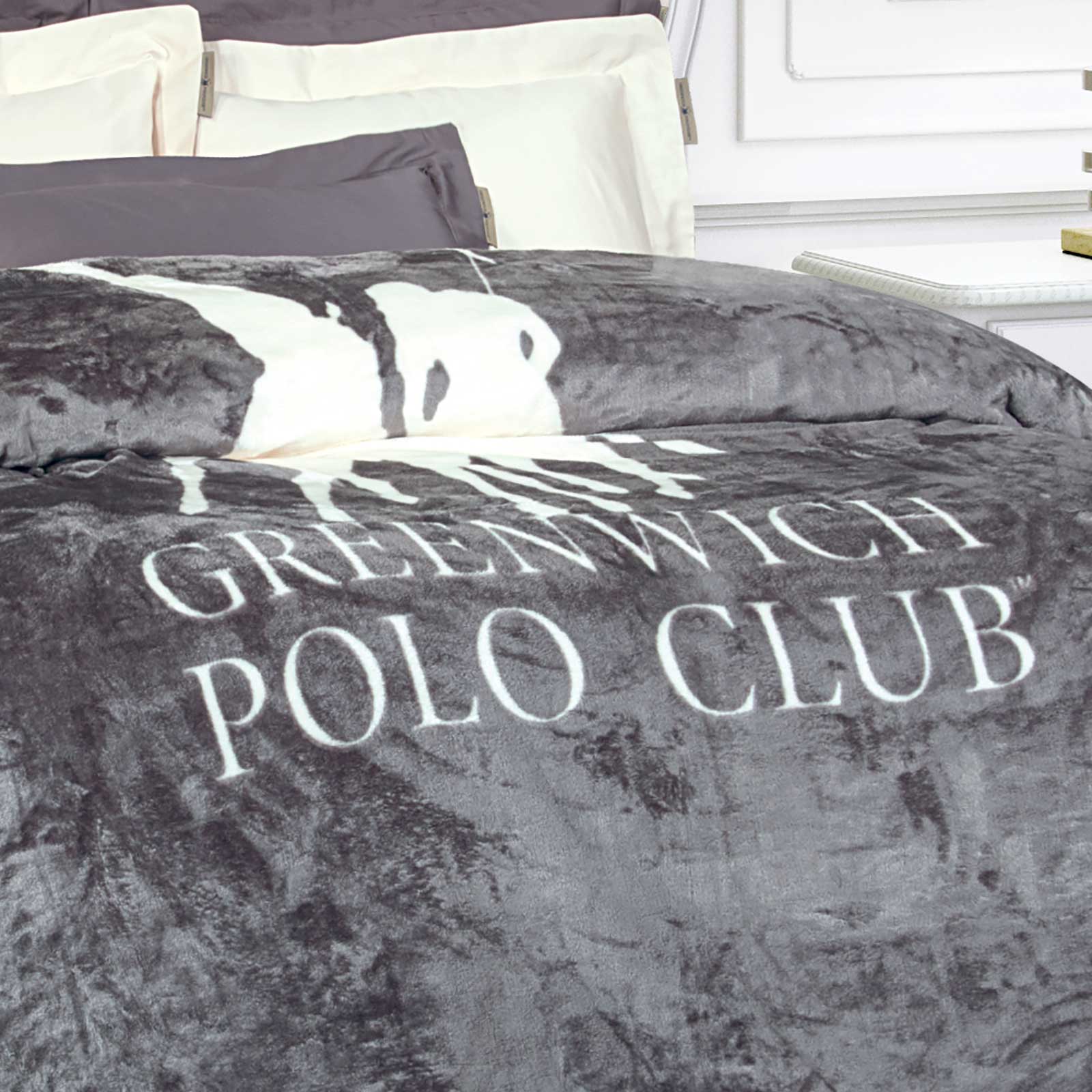 Κουβερτα Fleece Υπερδιπλh 3489 Grey Κουβερτα Fleece Υπερδιπλh 3489 Grey
