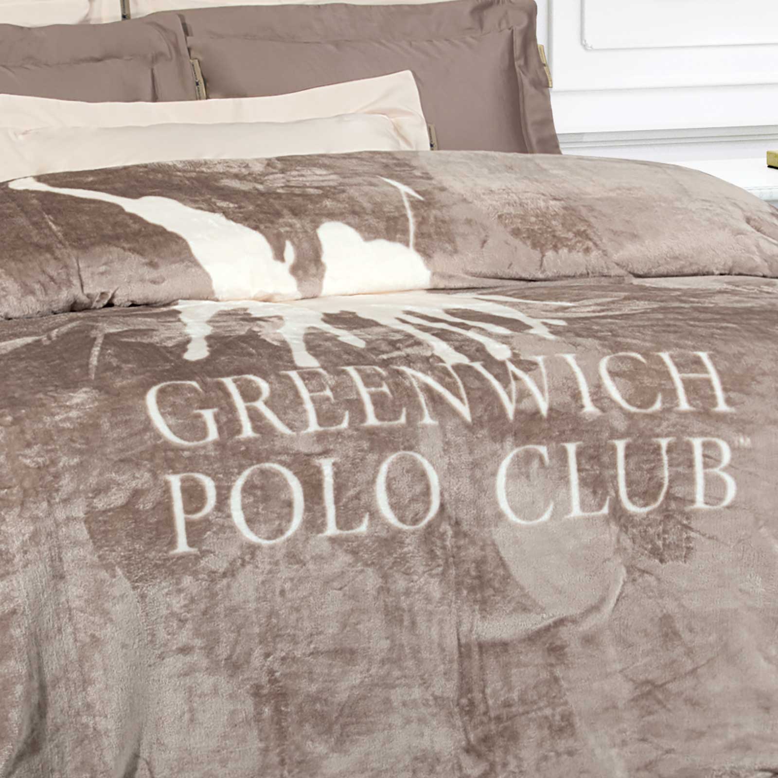 Κουβερτα Fleece Υπερδιπλh 3490 Taupe Κουβερτα Fleece Υπερδιπλh 3490 Taupe