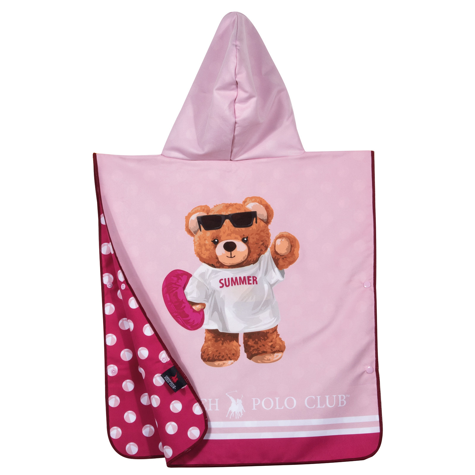 Junior Ποντσο Θαλασσης 50χ115 4039 Pink Junior Ποντσο Θαλασσης 50χ115 4039 Pink
