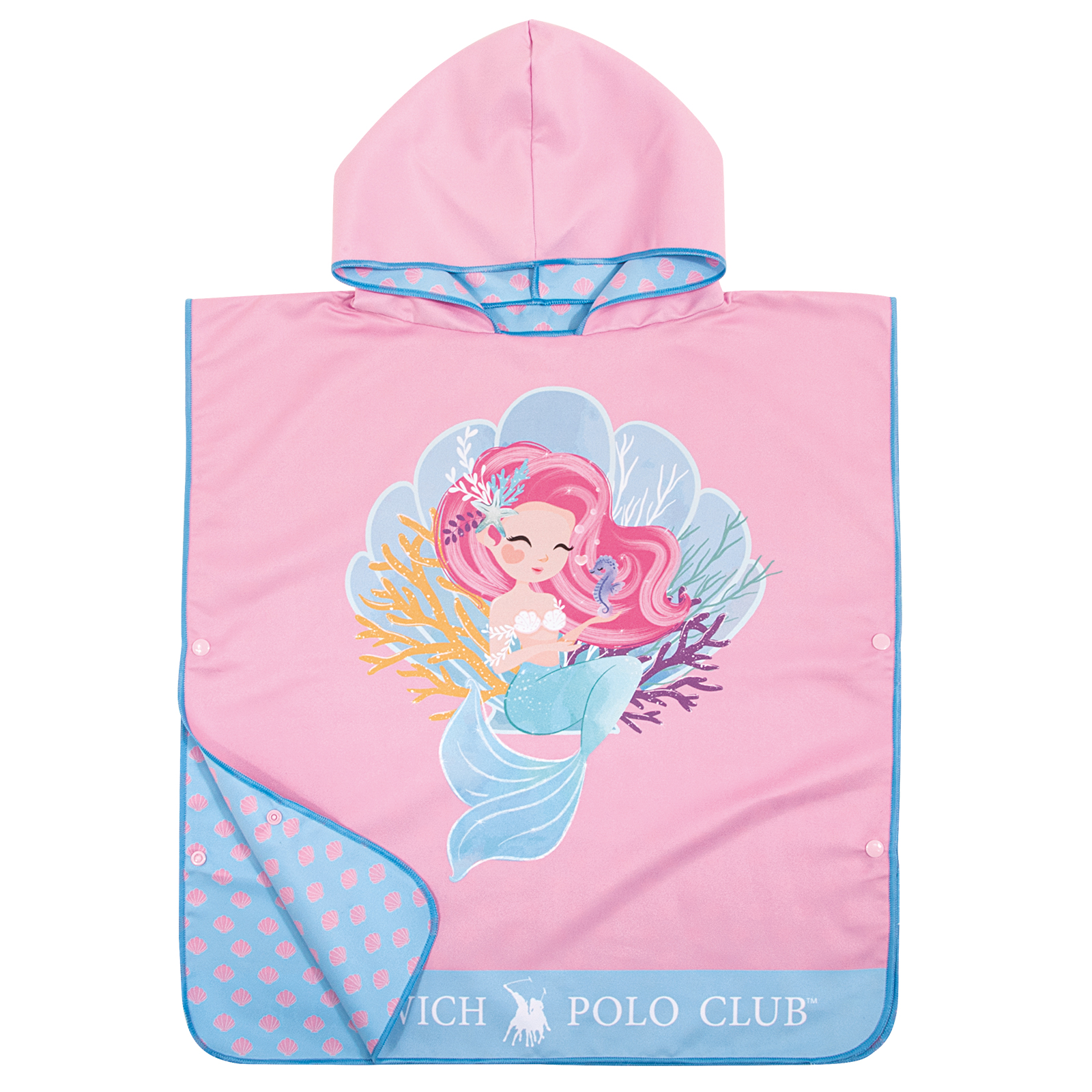 Junior Ποντσο Θαλασσης 50χ115 4041 Pink Junior Ποντσο Θαλασσης 50χ115 4041 Pink