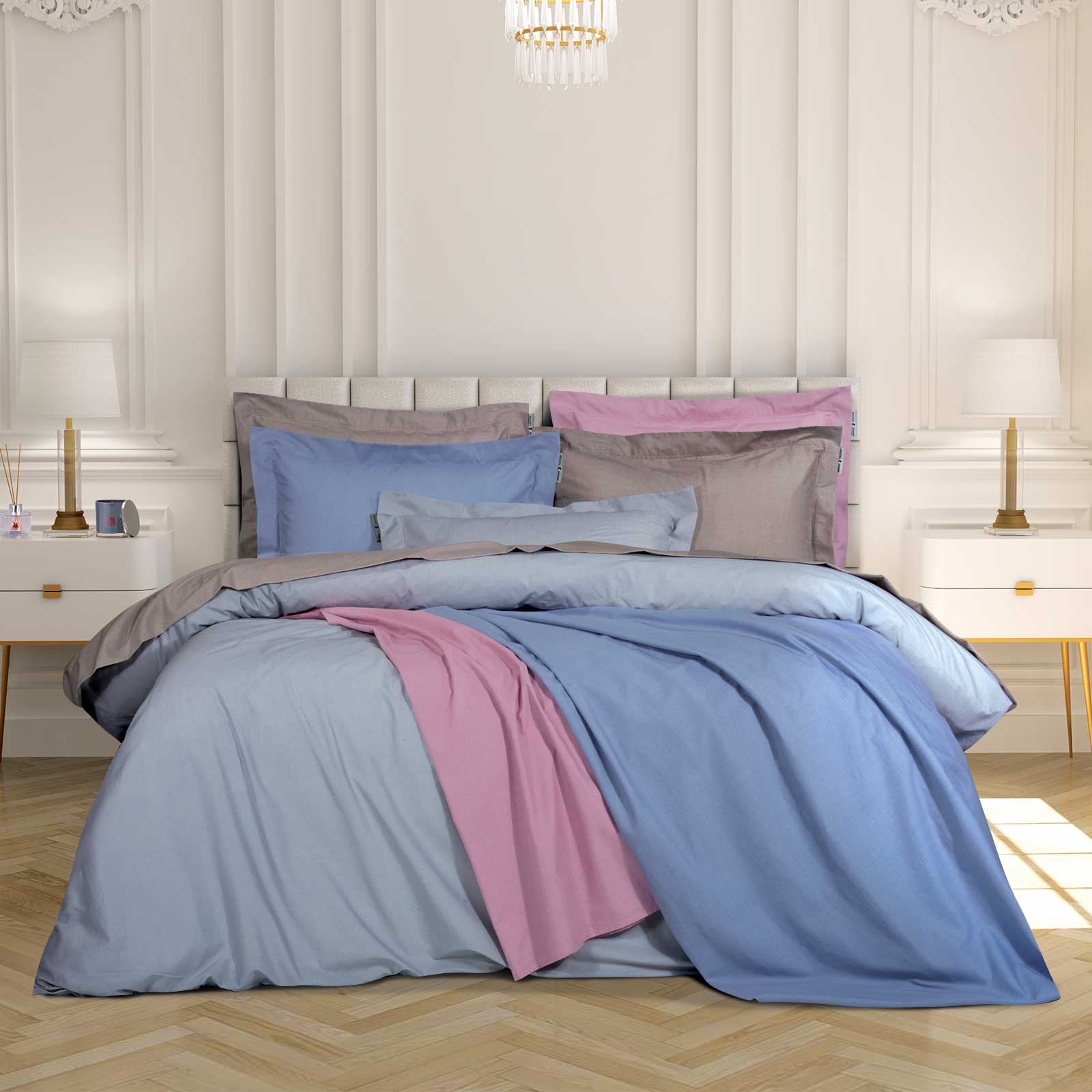 Σεντονι Me Λαστιχο Υπερδιπλο 160*200+35 Loft 2506 Ice Grey Σεντονι Me Λαστιχο Υπερδιπλο 160*200+35 Loft 2506 Ice Grey