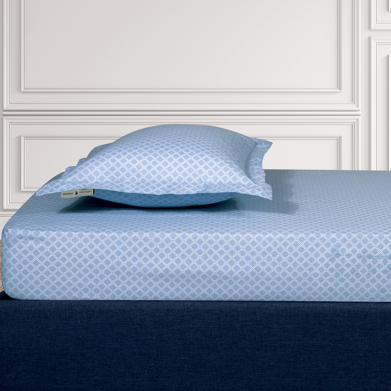 Σεντονι Me Λαστιχο Υπερδιπλο 160*200+35 Loft 2511 Baby Blue Σεντονι Me Λαστιχο Υπερδιπλο 160*200+35 Loft 2511 Baby Blue