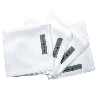 Σετ Πετσετες Φαγητου 40χ40 3006 White