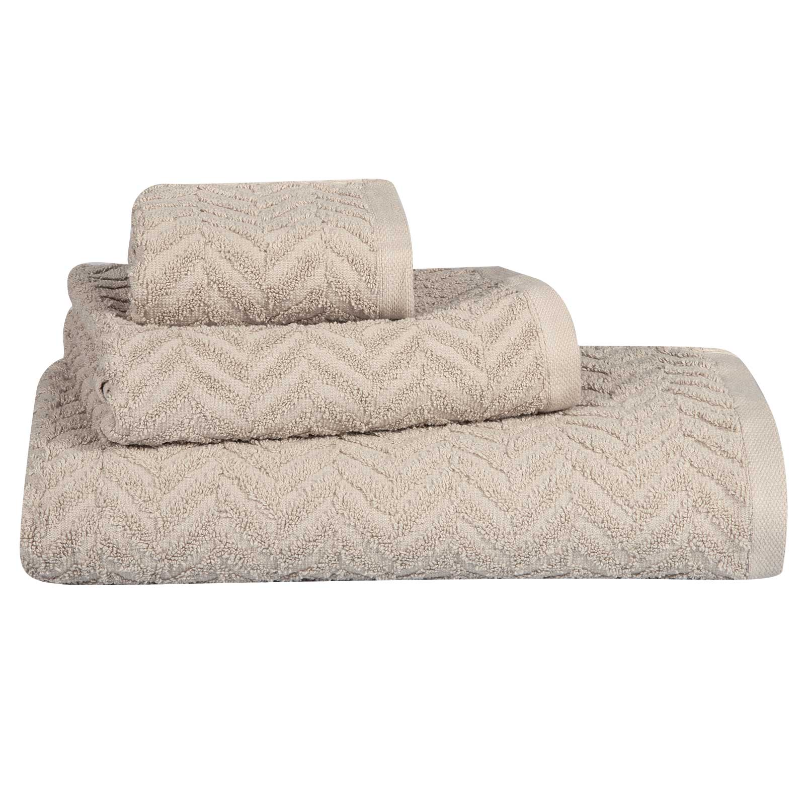 Σετ Πετσετες 3 Τεμαχιων Cozy 4094 Light Taupe Σετ Πετσετες 3 Τεμαχιων Cozy 4094 Light Taupe