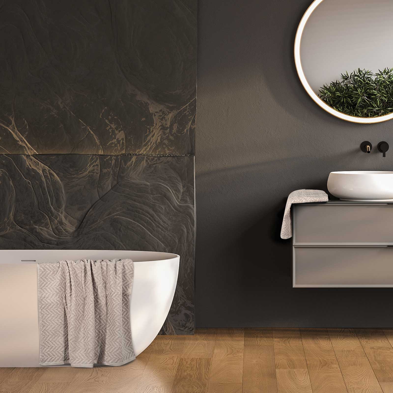 Σετ Πετσετες 3 Τεμαχιων Cozy 4094 Light Taupe Σετ Πετσετες 3 Τεμαχιων Cozy 4094 Light Taupe