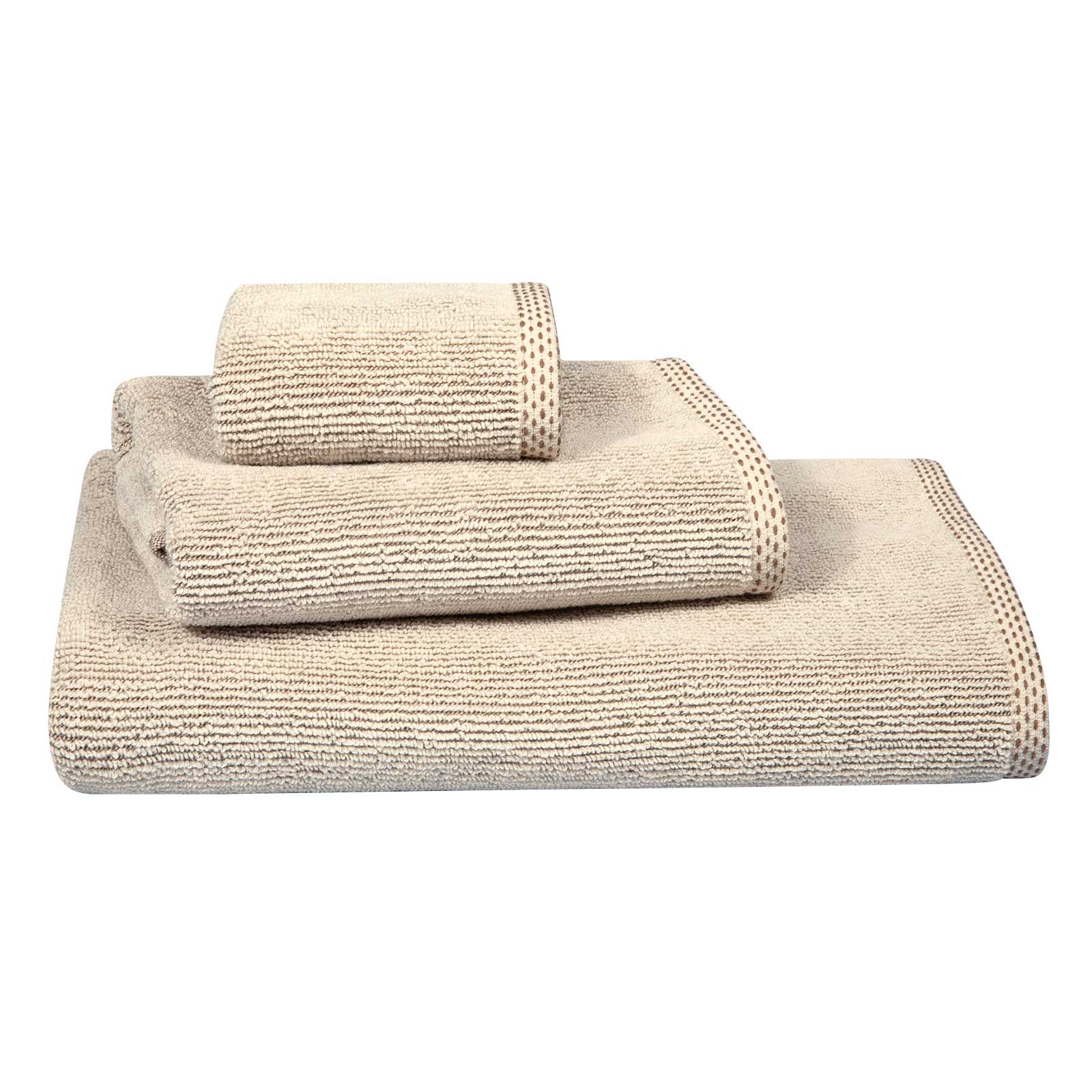 Σετ Πετσετες 3 Τεμαχιων Cozy 4124 Taupe Σετ Πετσετες 3 Τεμαχιων Cozy 4124 Taupe
