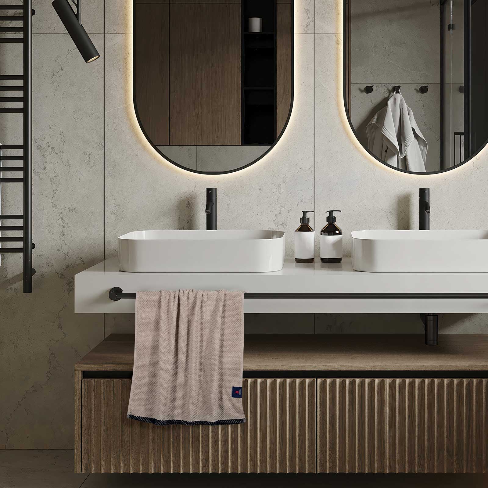 Σετ Πετσετες 3 Τεμαχιων Cozy 4130 Beige Σετ Πετσετες 3 Τεμαχιων Cozy 4130 Beige