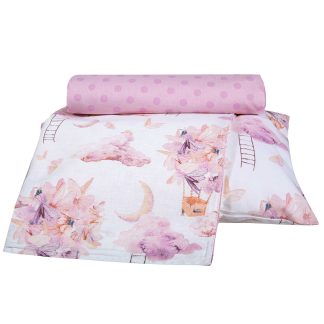 Σετ Σεντονια Κουνιας Essential 8864 Pink