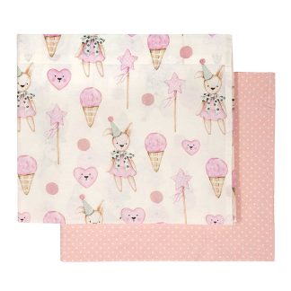 Σετ Σεντονια Λικνου Βαβυ Essential 8859 Ivory, Pink