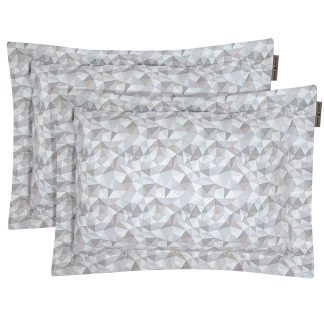 Ζευγος Μαξιλαροθηκες Loft 2378 Beige, Grey