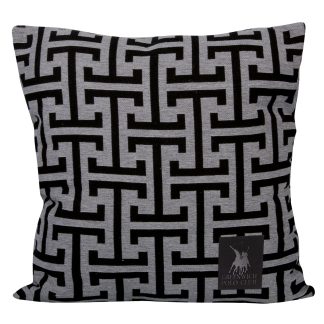 Διακοσμητικο Μαξιλαρι 40x40 3901 Γκρι, Μαυρο