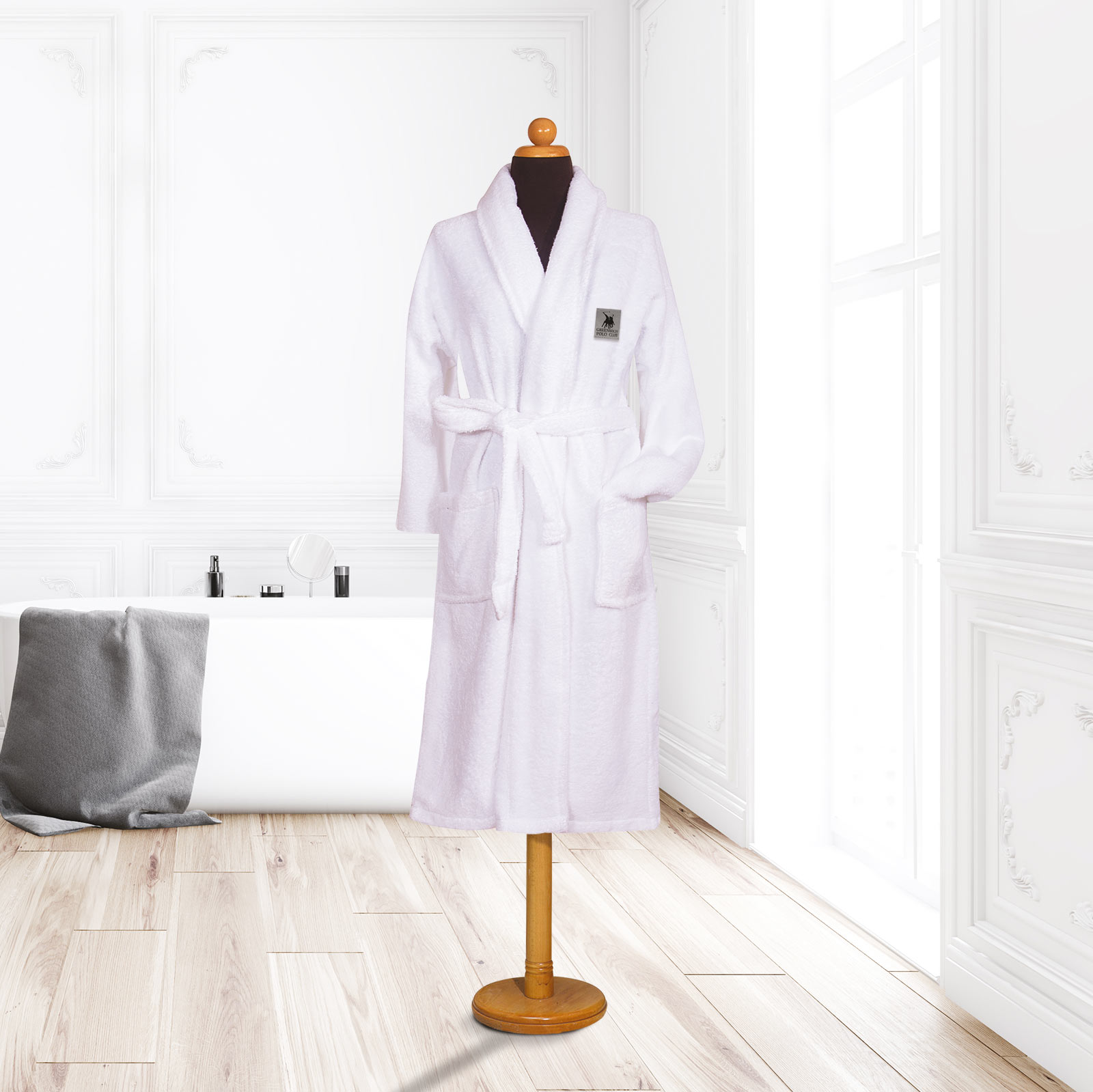 Μπουρνουζι X-large Royal White 3200 Royal White Μπουρνουζι X-large Royal White 3200 Royal White