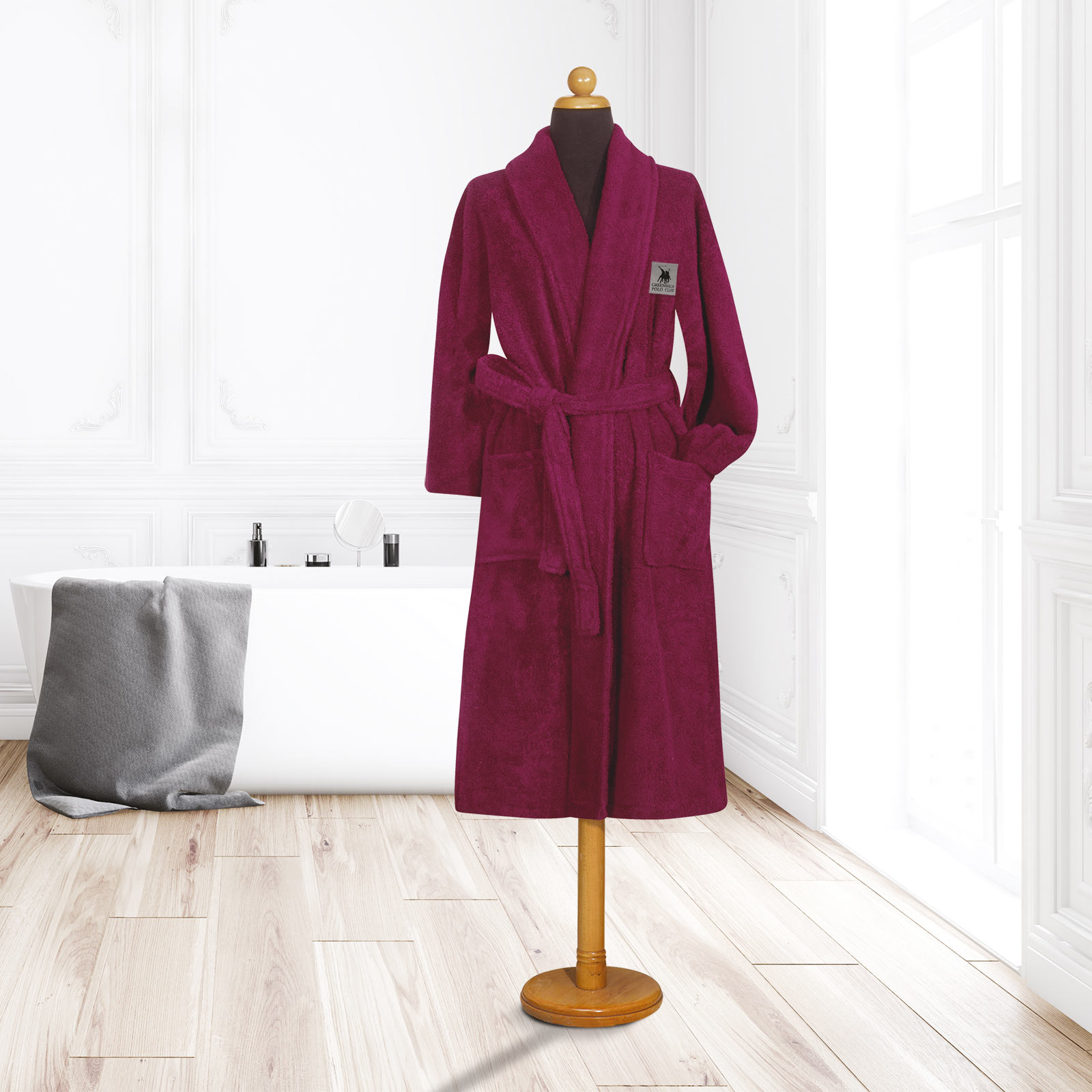 Μπουρνουζι X-large Bordeaux 3209 Bordeaux Μπουρνουζι X-large Bordeaux 3209 Bordeaux