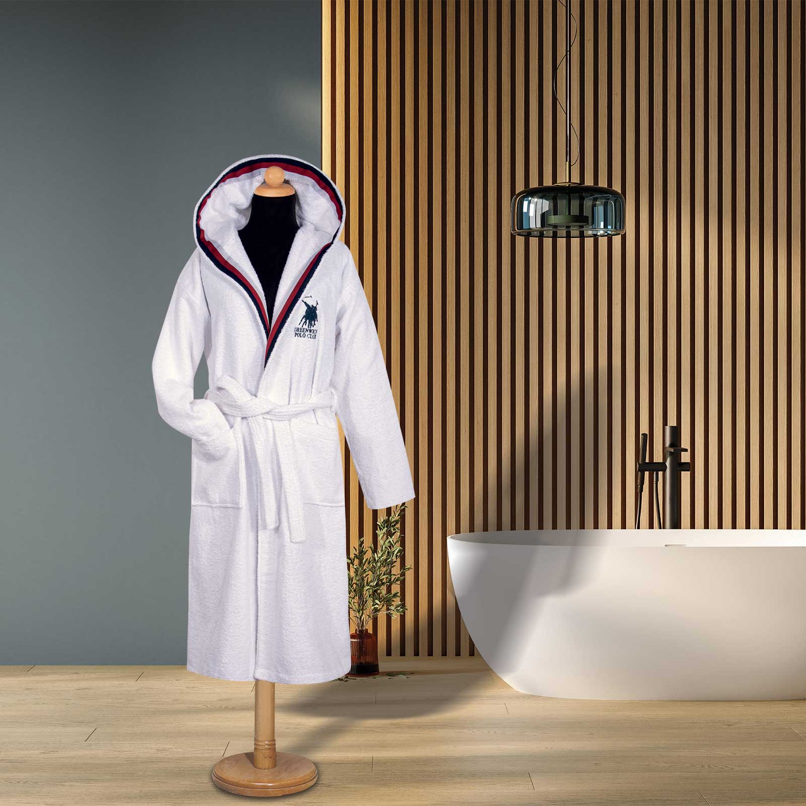 Μπουρνουζι Xx-large Essential 3062 White Μπουρνουζι Xx-large Essential 3062 White