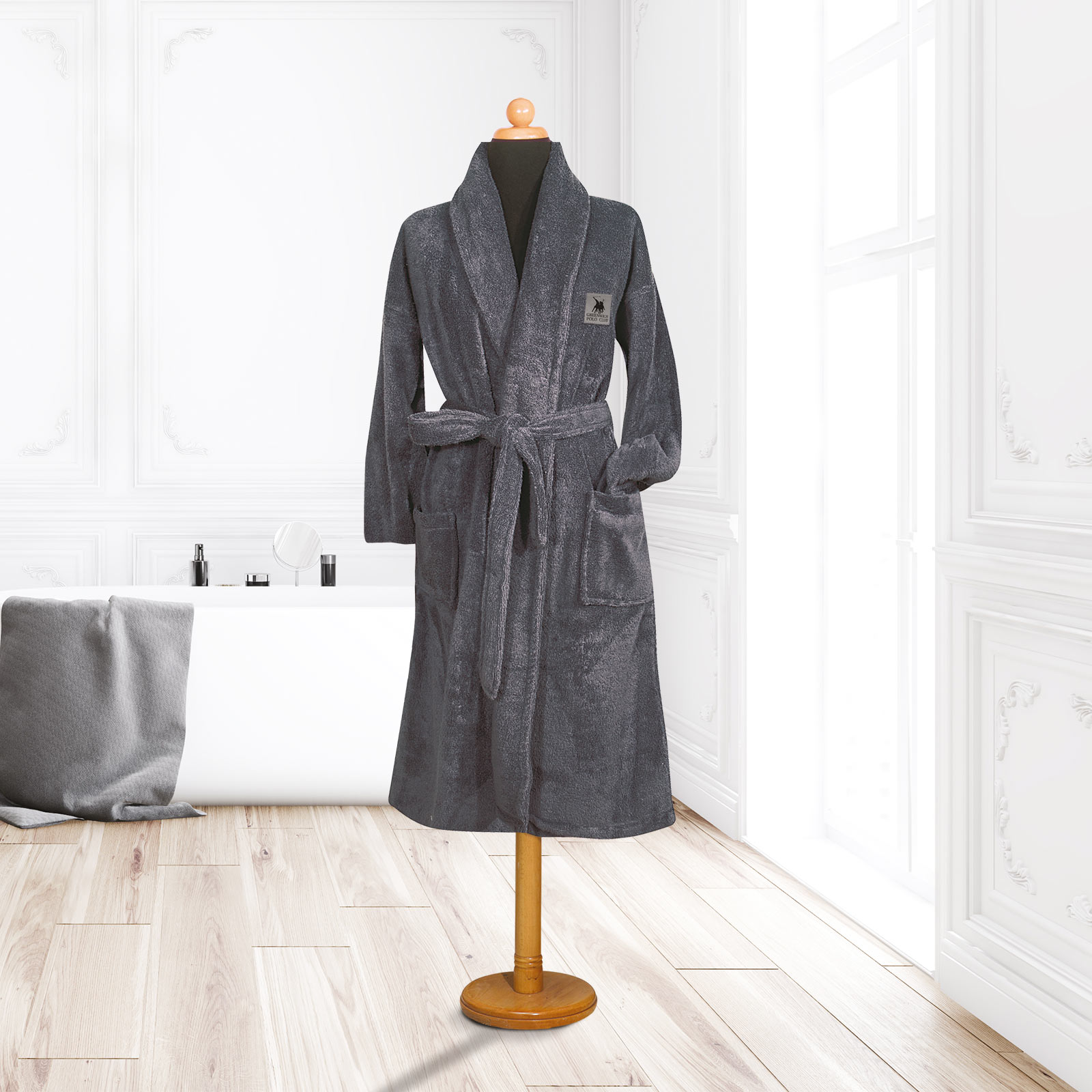 Μπουρνουζι Xx-large Dark Grey 3203 Dark Grey Μπουρνουζι Xx-large Dark Grey 3203 Dark Grey