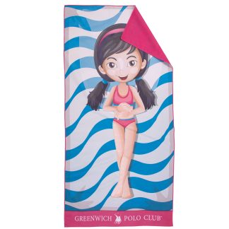 Junior Πετσετα Θαλασσης 70χ140 4180 Blue, Fuschia