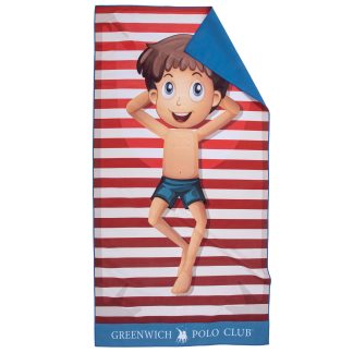 Junior Πετσετα Θαλασσης 70χ140 4181 Blue, Red