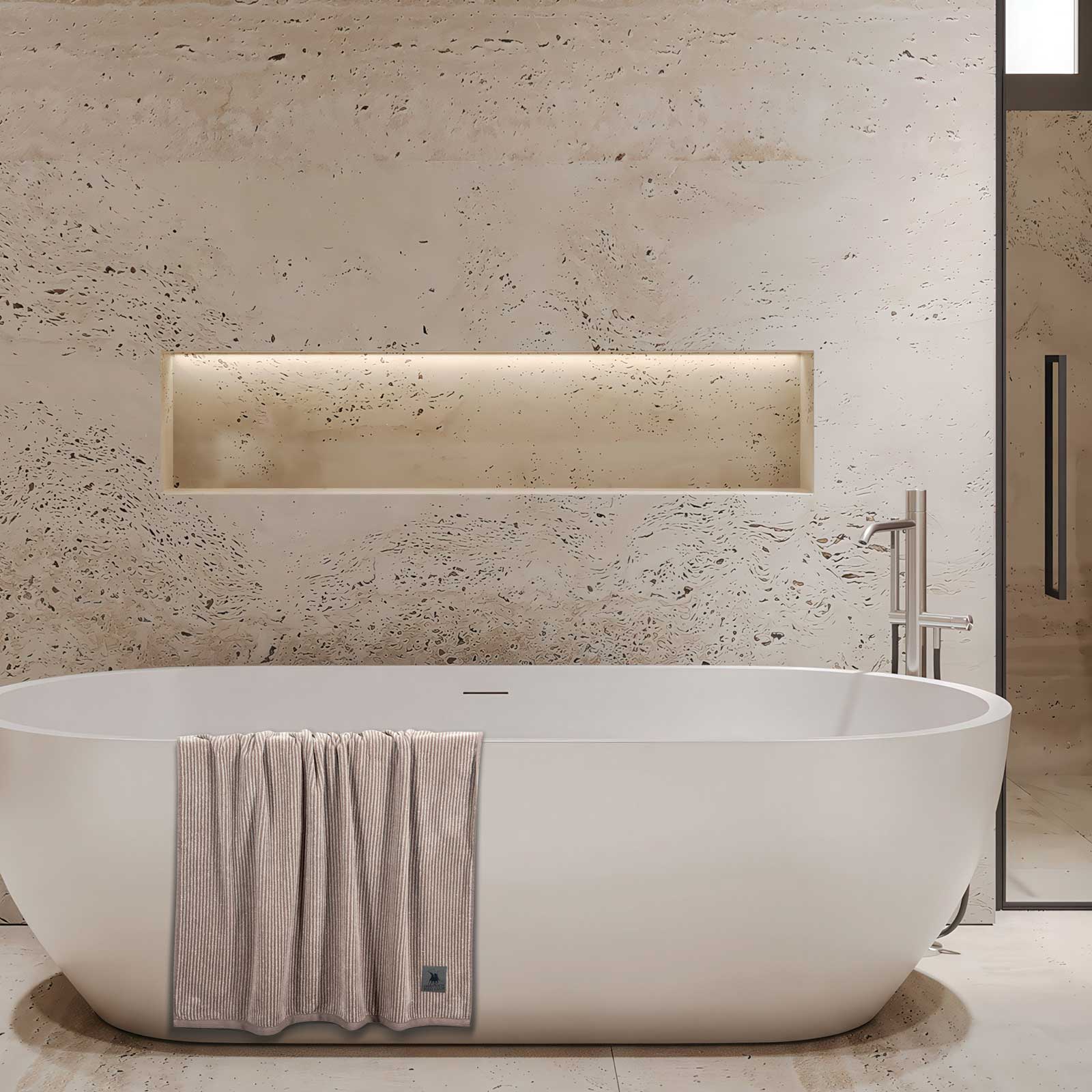 Πετσετα Μπανιου 80χ150 Loft 4140 Beige, Taupe Πετσετα Μπανιου 80χ150 Loft 4140 Beige, Taupe