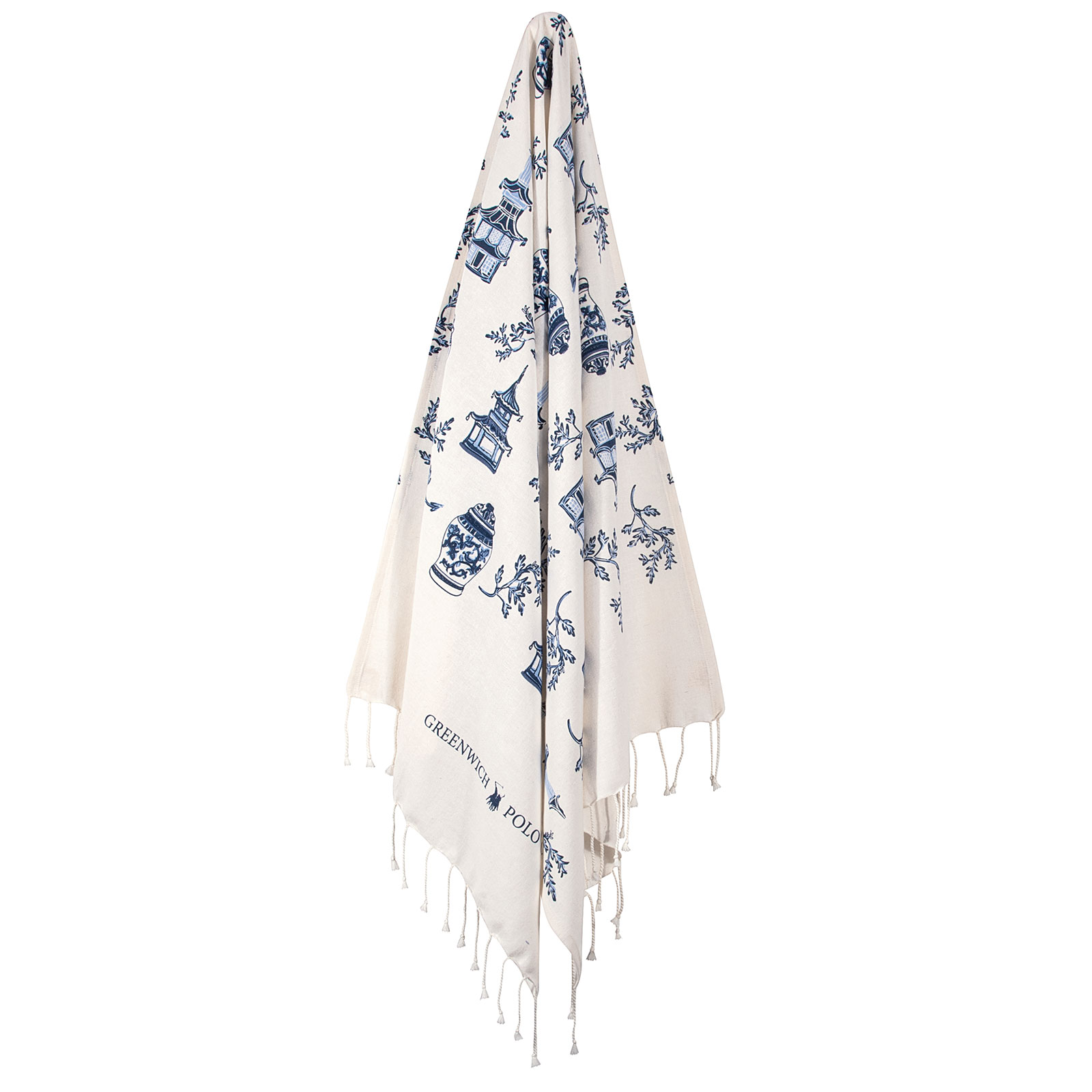 Pareo Printed 80χ180 3670 Blue Pareo Printed 80χ180 3670 Blue