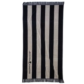 Πετσετα Θαλασσης 90χ170 3727 Black, Taupe