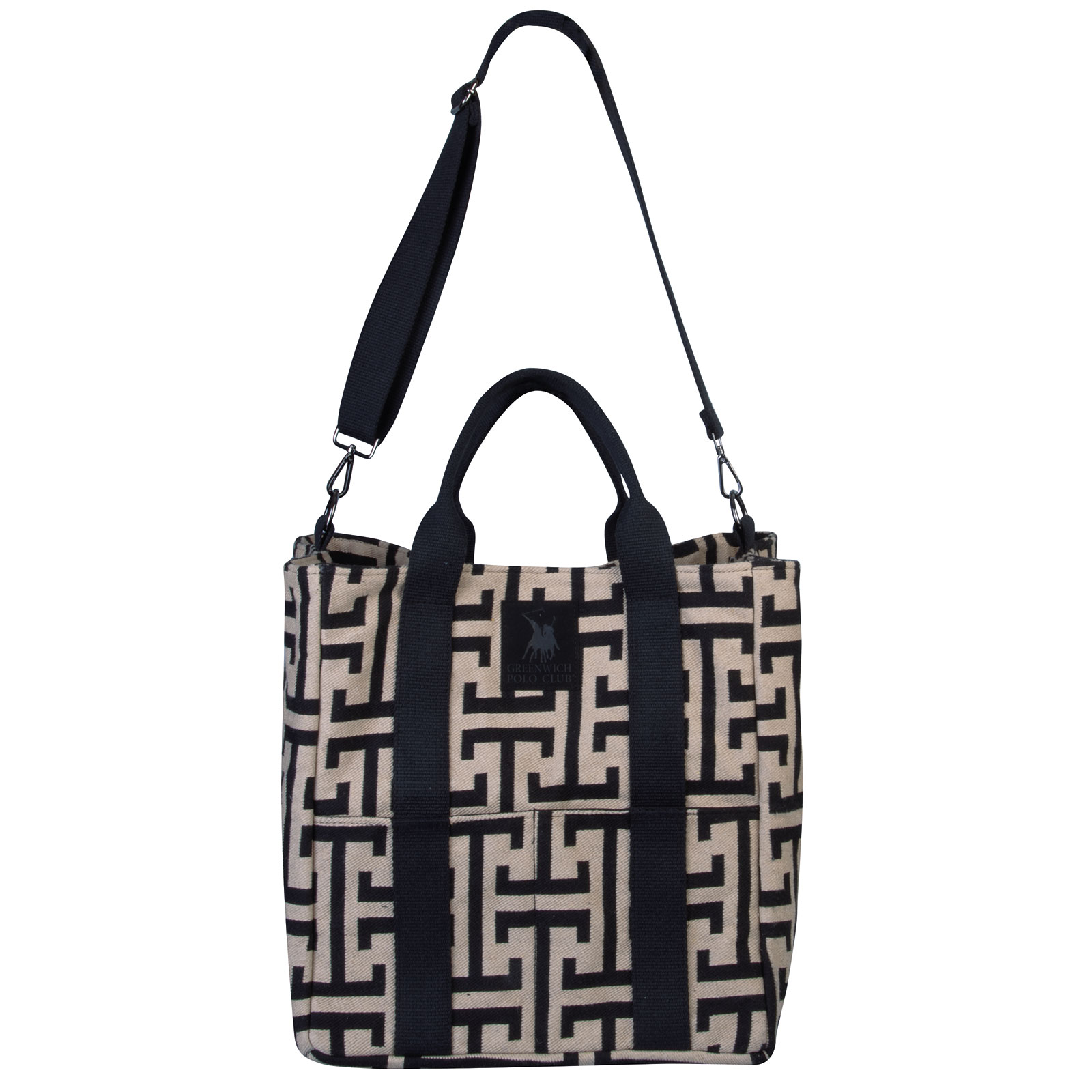 Τσαντα Θαλασσης 35χ40χ38 Premium 3840 Beige, Black Τσαντα Θαλασσης 35χ40χ38 Premium 3840 Beige, Black
