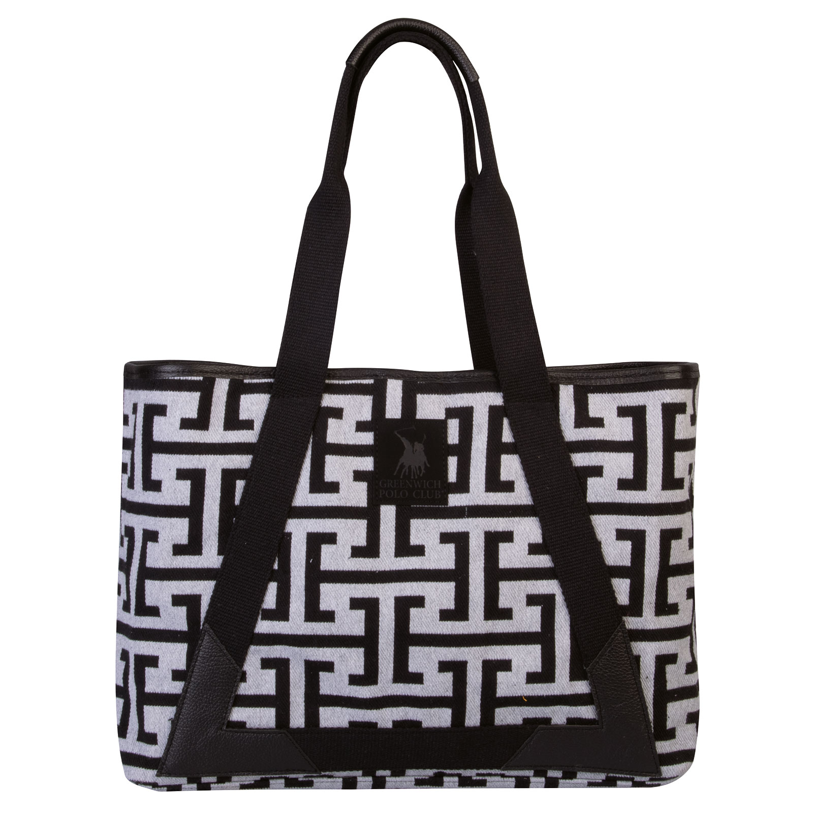 Τσαντα 35χ42χ12 Premium 3839 Black, Grey Τσαντα 35χ42χ12 Premium 3839 Black, Grey