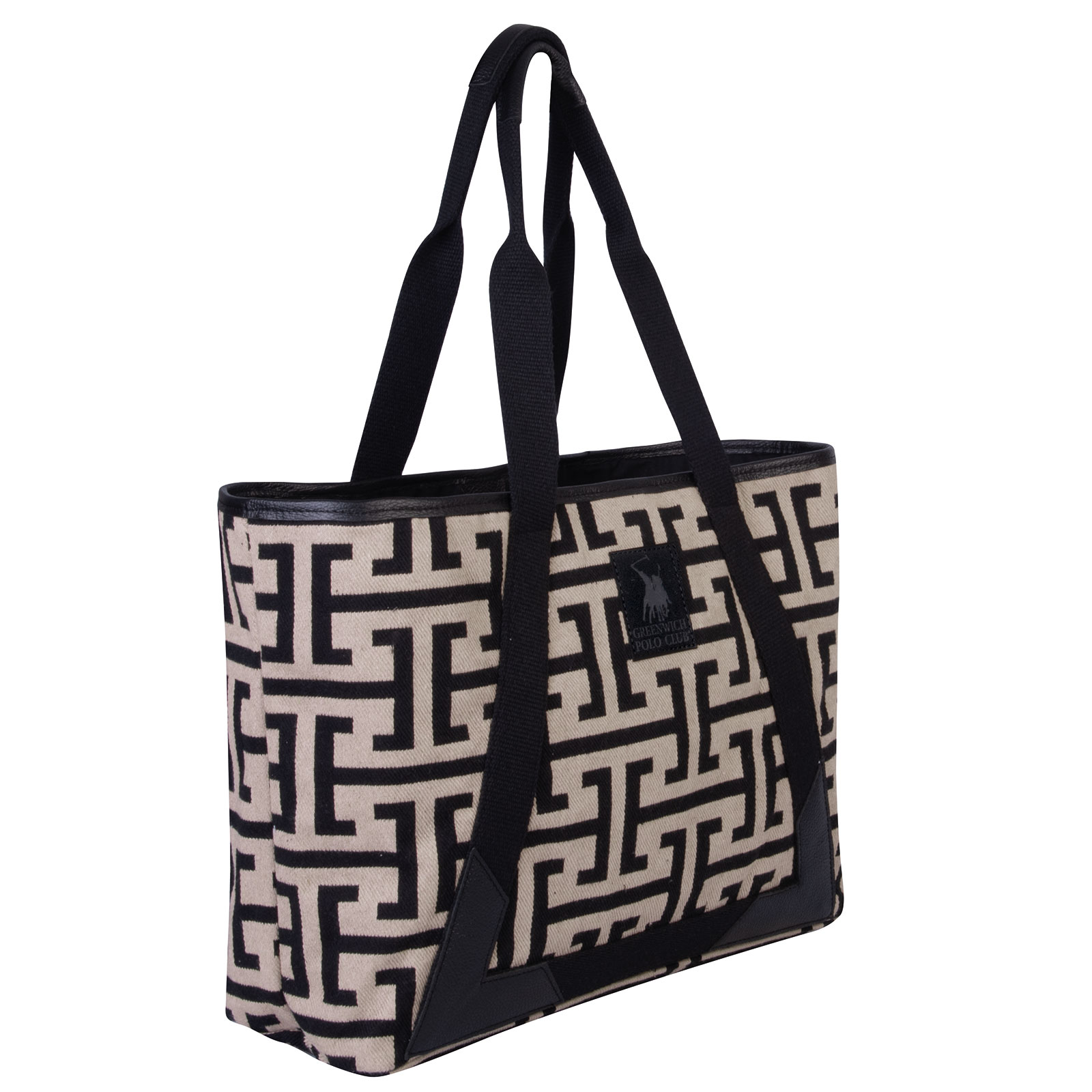 Τσαντα 35χ42χ12 Premium 3840 Beige, Black Τσαντα 35χ42χ12 Premium 3840 Beige, Black