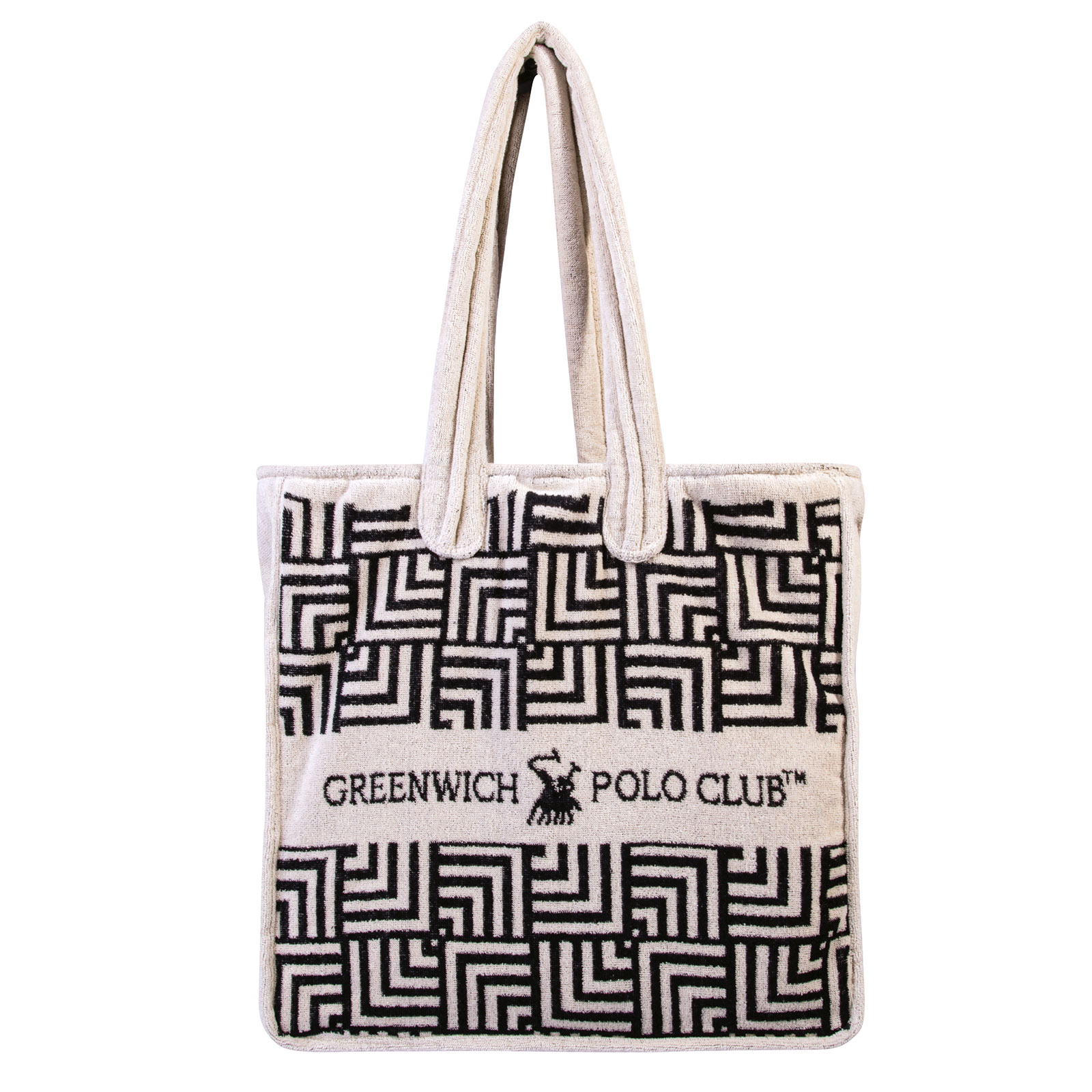 Τσαντα Θαλασσης 42χ45 3732 Black, Ivory Τσαντα Θαλασσης 42χ45 3732 Black, Ivory