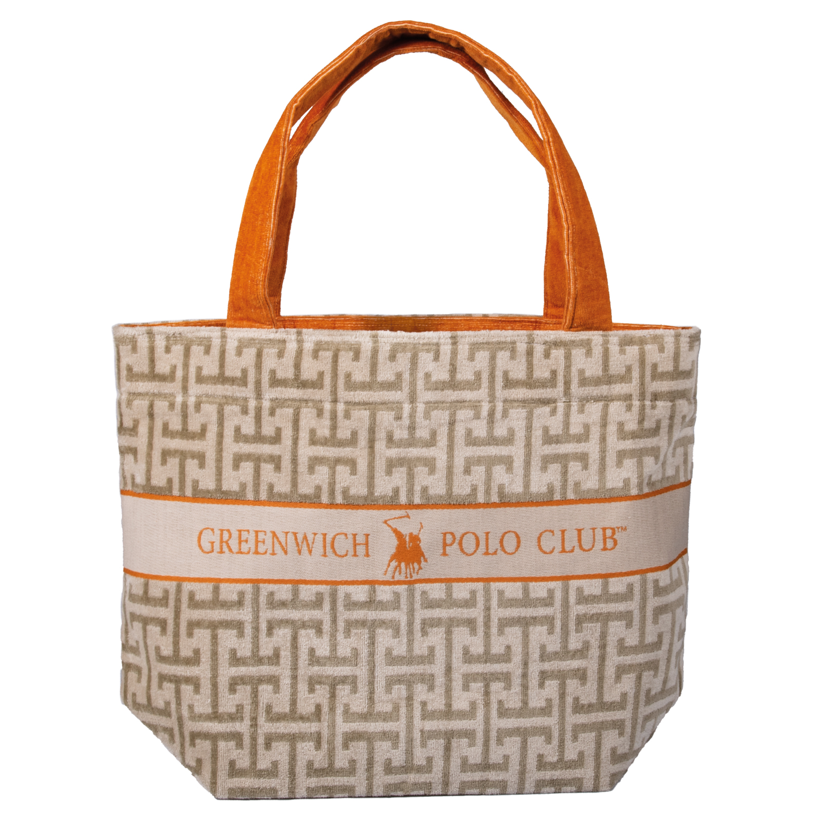 Τσαντα Θαλασσης 55χ40 Essential 5228 Orange, Taupe Τσαντα Θαλασσης 55χ40 Essential 5228 Orange, Taupe